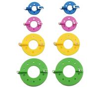 HoveeLuty Pom Pom Maker Portable Multi Size Fluff Ball Weaver Needle Knitting Tool 8pcs