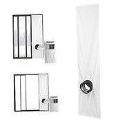 HoveeLuty Portable Air Conditioner Window Seal 200cm Adjustable Waterproof Fastening Tapes Universal Mobile Air-conditioning Window Kit, 200cm