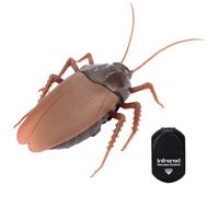 HoveeLuty Remote Control Cockroach Artificial & Realistic Light Up RC Cockroach Toy Battery Powered Fake Roaches Multi-Purpose Fake for Prank, Party & More Roach Roaches