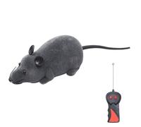 HoveeLuty Remote Control Mouse Cat Toy Realistic Plush Remote Control Rat Battery Powered Excitement Interactive Cat Toy with Screwdriver for Indoor Outdoor Dog
