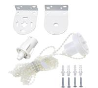 HoveeLuty Roller Blind Fittings for 30mm Inner Dia Tube 1 Set Universal Roller Blind Spares Roller Shade Replacement Parts White Plastic, Iron