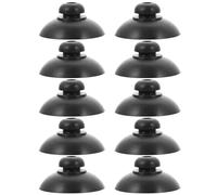 HoveeLuty Rubber Suction Cup10Pcs Aquarium Suction Cups, 1 Inch Black Fish Tank Cups, Non-Slip Rubber Cup for Fish Tank Aeration Setup, Airline Tubing, and Pump