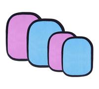 HoveeLuty Sand Remover for Beach Kids4Pcs Sand Remover for Beach, 2 Sizes Efficient Practical, Soft Skin Mitt Essential for Surf, Ocean and Lakeside Recreation
