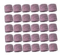 HoveeLuty Steel Wool Soap Pads 30Pcs Red 2x2 Versatile Steel Wool Pads Effective Cleaning Metal Scouring Steel Wool Scrubber for Cleaning Pots, Pans, Ovens and Dishes