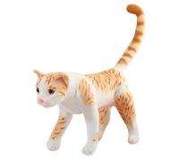 HoveeLuty Tabby Cat Stuffed Animals, American Shorthair Plush Realistic Cat Toy, Kitty Stuffed Animals Dolls Gifts for Anxiety, Women Kids Bedtime, Yellow Orange Animal Lifelike