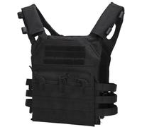 HoveeLuty Tacticals Vest for Men and Women, Lightweight Quick Release Security Vest Plate Carrier for Outdoor Paintball Shooting Wargame, Black Bulletproof Security Airsoft