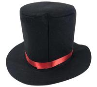 HoveeLuty Top Hat, Felt Black Top Hat, Fashionable Magician, Retro Fedora Hats for Men Women Kids Butler Costume for Role Playing Themed Parties Festival Mini Party Hats Magician