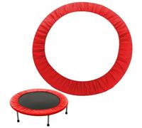 HoveeLuty Trampoline Spring Cover 40in Round Trampoline Pad Protective Cover for Kids with Elastic Sponge-Lined Abrasive-Resistant Oxford Cloth Red Pad Replacement