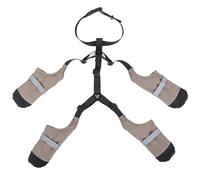 HoveeLuty Waterproof Dog Shoes Anti-Slip Dog Shoes Reflective Boots & Paw Protectors with Adjustable Straps Booties for Hot Pavement, Hiking, Rainy and Snowy Days, L Boots & Paw Protectors