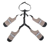 HoveeLuty Waterproof Dog Shoes Anti-Slip Dog Shoes Reflective Boots & Paw Protectors with Adjustable Straps Booties for Hot Pavement, Hiking, Rainy and Snowy Days, XL Boots & Paw Protectors