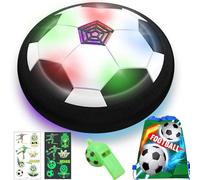 Hover football 11Pcs football party bags with Hover Soccer Ball Football Whistles Tattoos and Soccer bag Air Power Sport Football Gifts Football Game Football Toys for Kids Boys Girls Birthday Gift