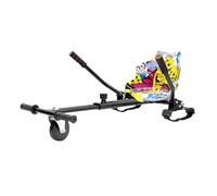 Hover-Pro HOVERKART - Go Kart Adjustable Hoverkart Seat For Self Balancing Scooters - Fits All Hover Board Sizes - 6.5", 8" and 10" (Graffiti HIPHOP)