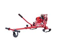 Hover-Pro HOVERKART - Go Kart Adjustable Hoverkart Seat For Self Balancing Scooters - Fits All Hover Board Sizes - 6.5", 8" and 10" (Red Vortex)