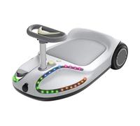 Hover-Pro Kids Electric Go Kart Wiggle Ride On Car with Bluetooth Speaker Disco LED Lights 100W Strong Motor for Indoor and Outdoor Sports 3 Adjustable Speeds Portable Scooter For Kids Ages 4-7