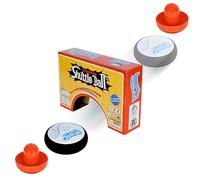 Hover Puck - Mini Electric Floating With 2 Red Pushers, Multipurpose Board Game Toy Gift For Kids Adults