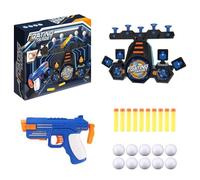 Hover Shot Floating Target Game, Glow in The Dark Shooting Game | Indoor Outdoor Shooting Game Set with Floating Ball Target, Foam Darts and Blaster, Halloween Christmas Gift for Family Party