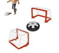 Hover Soccer - Battery Powered Toy For Gliding | Electric Fan With Foam Bumper & LED Lights Plus Floating Action For Indoor Floors, Home Desktops, Recreation Rooms And Office Break Areas