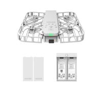 HOVERAir X1 Drone with Camera, Self-Flying Camera Drone with Follow Me Mode, Foldable Mini Drone with HDR Video Capture, Palm Takeoff, Intelligent Flight Paths, Hands-Free Control White (Combo Plus)