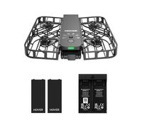 HOVERAir X1 Drone with Camera, Self-Flying Camera Drone with Follow Me Mode, Foldable Mini Drone with HDR Video Capture, Palm Takeoff, Intelligent Flight Paths, Hands-Free Control Black (Combo Plus)