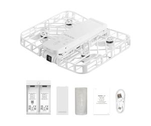 HOVERAir X1 Drone with Camera, Self-Flying Camera Drone with Follow Me Mode, Foldable Mini Drone with HDR Video Capture, Palm Takeoff, Intelligent Flight Paths, Hands-Free Control White (Combo)