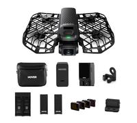 HOVERAir X1 PRO 4K Action Flying Camera, Foldable Drone with Camera with 26Mph Follow Speed, 15+ Fully Automatic Flight Modes, Fly Anywhere with OmniTerrain, SmoothCapture 2.0(Cycling Combo&Battery)