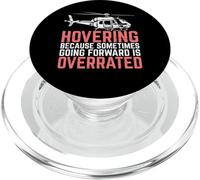 Hovering Because Going Forward is Overrated Helicopter PopSockets PopGrip for MagSafe