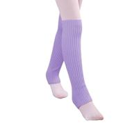 Hovershoes Girls Leg Warmer Toeless Knitted Stirrup Legwarmers Dance Over the Knee Sock Ballet Latin Boot Cuffs Sports Yoga Casual Socks for Kids