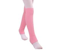 Hovershoes Girls Leg Warmer Toeless Knitted Stirrup Legwarmers Dance Over the Knee Sock Ballet Latin Boot Cuffs Sports Yoga Casual Socks for Kids