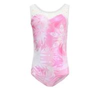 Hovershoes Gymnastics Leotards for Girls Sleeveless Gradient Color Sparkle Leotard Dancing Ballet Gymnastics Outfits Kids Athletic Dancewear 5-14 Years