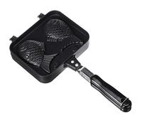 Hovico Taiyaki Japanese Fish-Shaped Pancake Double Pan, Waffle Cake Maker Pan Fish-Shaped Pancake Double Pan Mold for Home DIY Cooking Party Dessert