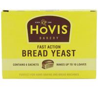 Hovis Bakery Fast Action Bread Yeast 6 Sachets 42 g (Pack of 10)