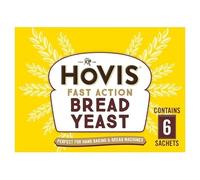 Hovis Fast Action Bread Yeast 6X7g Sachets A blend of dried yeast and bread improvers | Suitable for Vegetarians