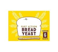 Hovis Yeast 6x7g Sachets (42g) - Fast Action - Instant Dried Yeast & Bread Improver Blend for Hand Baking & Bread Machines - For All Bread, Rolls & Pizza Dough