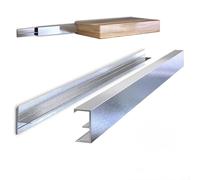 Hovr Solutions Classic 23.75” (2-Foot), Aluminum Floating Shelf Bracket System, 300LB Load Capacity, Hidden Support Bracket Up to 31” Shelf, 1-Pack