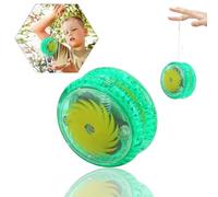 HOVUK 1x Light Up Responsive Yoyo in Green Colour, Stable and Sturdy with Yoyo String, Great Gift for Kids and Beginner Players to Perform (335007)