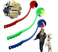 HOVUK 3x Dog Ball Launcher Thrower - Hands-Free Pick Up, Tough Ball, Includes 3 Tennis Balls, Great Fun for Dogs, Perfect Fetch Toy for Large, Medium, Small Dogs and Puppies