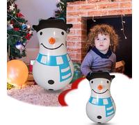 HOVUK Blow-Up Inflatable Snowman 60cm - Christmas Hanging Decoration for Indoor, Outdoor, Yard, Garden, Lawn, Christmas Tree Hanging Ornament, Giant Snowman Balloon