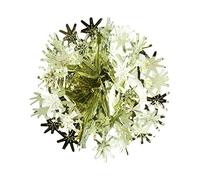 HOVUK®Christmas Hanging Ceiling,Wall Decoration Foil Garland,Bell,Ball,SnowFlake Decoration (Silver/Gold, 30cm Ball)