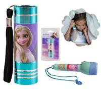 HOVUK Frozen Aluminium Torch, Kids LED Flashlight Torch, LED Night Light for Young Adventurers, Updated Design Torch Gift for Girls 3+Y