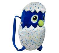 HOVUK Hatchimals Draggle Kids Backpack 3D Plush Shoulder Bag, Blue & White Lightweight Travel Bag with Adjustable Straps for Girls Boys Age 3+, School & Nursery Use