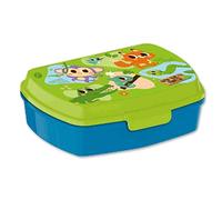 HOVUK Into The Forest Lunch Box 18cm, Leakproof and Microwave Safe Without Lid Food Storage Box, Plastic Sandwich Box for Back to School and Camping, 3+ Years Girls Gift