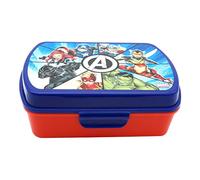 HOVUK Marvel Avengers Lunch Box 16cm, BPA Free and Leak Proof Lunchbox, Microwave Safe Without Lid Sandwich Container for School and Traveling, Food Storage Box for Kids Boys 3+ Years