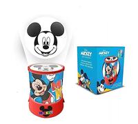 HOVUK Mickey Mouse Small Projector Lamp 12cm| Night Light for Kids Bedroom| LED Projection Lamp Cylinder Toy Gift for Kids Boys 3+Years