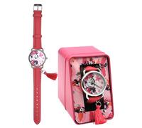 HOVUK Minnie Mouse Kids Analog Watch for Girls 23cm - Children Wrist Watch, Easy to Read for Ages 4+ Years - Perfect for Birthdays, Christmas and Children's Day Gifts