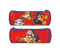 HOVUK Paw Patrol Boys Pencil Case| Barrel Pencil Case with Zipper| Stationary Supplies Back to School Gift for Kids 3+Years| Size: 22cm