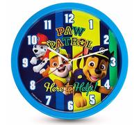 HOVUK Paw Patrol Wall Clock 25cm - Children's Decorative Clock, Kids Time Learning Clock Room Decor, Boys Clocks for Kids Bedroom or Living Room 3+Years