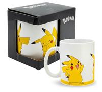 HOVUK Pokemon Ceramic Mug Coffee 325ml/11oz - Pikachu Tea Cup for Kids, White Ceramic Drink Mug in Gift Box, Drinkware Coffee Cup for for Boys and Girls 4+