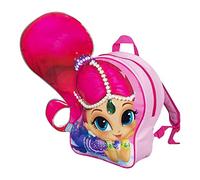 HOVUK Shimmer and Shine 3D Backpack for Girls, 43cm Large Pink Kids School Bag with Padded Straps, Zipped Pocket, Lightweight Travel Rucksack, Nursery Gift for Ages 3+