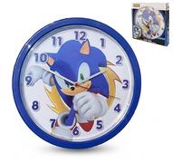HOVUK Sonic the Hedgehog Wall Mounted Clock, Learn To Tell The Time Wall Clock, Wall Clock for Classroom, Bedroom, Living Room, Kids Boys 3+ Years
