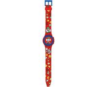 HOVUK Super Mario Child Wristwatch for School- 29cm| Cartoon Character Flexible Bands Watch for Boys| Plastic Digital Kid Toddler Watch Party Gift 3+Years